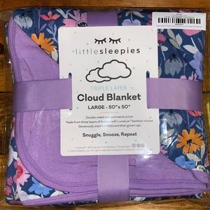 Little Sleepies Dusk Blooms Bamboo Cloud Blanket